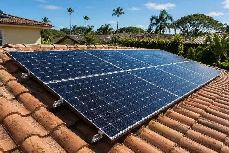 Installation de panneaux solaires à Vitrac